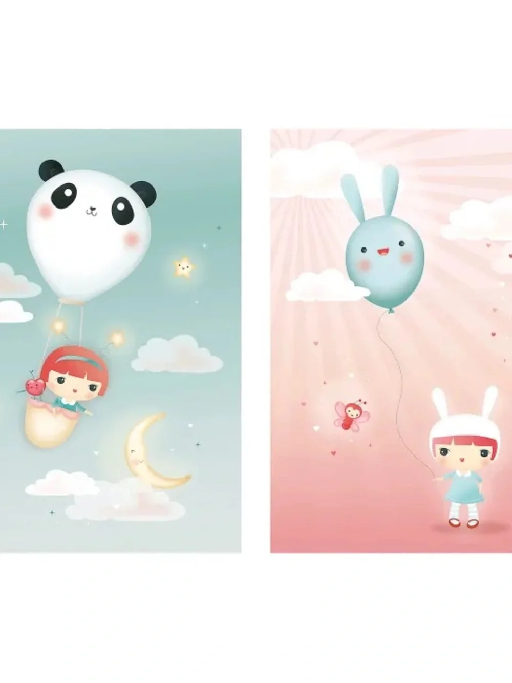 Pastel Kids canvas wall art